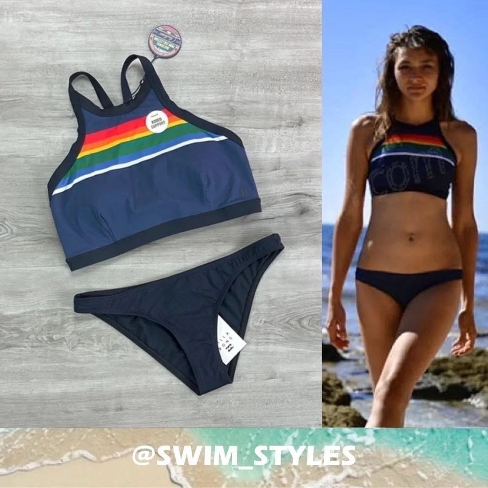 ☀️HURLEY☀️ PEND HGH NECK SOL SEARCHER TROPIC